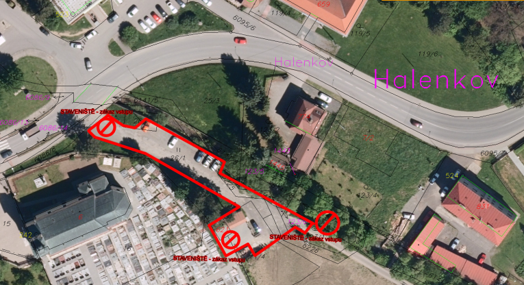 Zákres v mapě