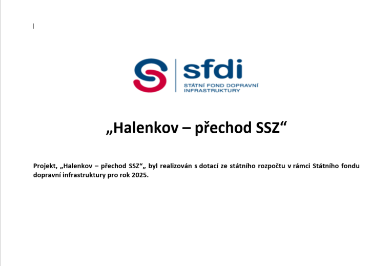„Halenkov – přechod SSZ“