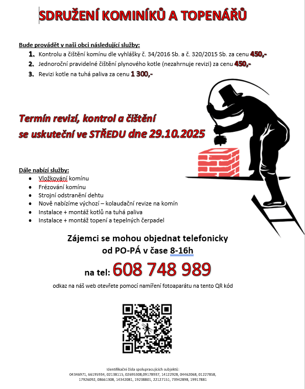 Topenářské a kominické služby