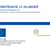 Rekonstrukce LC Hluboké - publicita